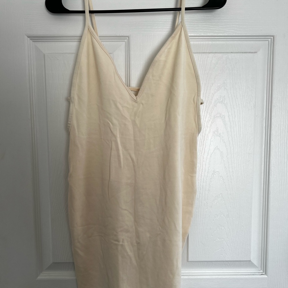 American Apparel Cream Dress